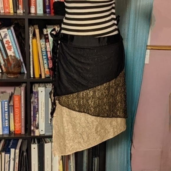 Asymmetrical Panel Skirt - Picture 1 of 2